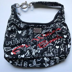 777 Lucky Black and White Ft. Walton Beach Hobo Bag